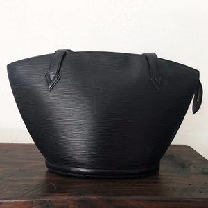 Louis Vuitton Saint Jacques Black epi leather bag